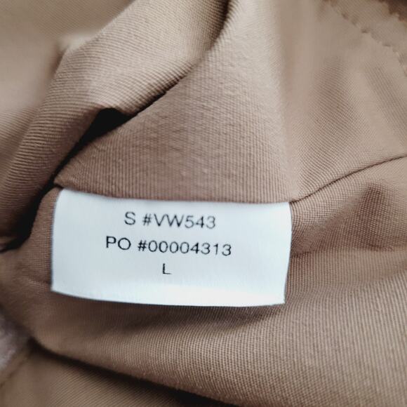 VUORI Elijo Rain Jacket Womans Large Brown Clove Hooded Utility Outdoor New - Picture 8 of 16